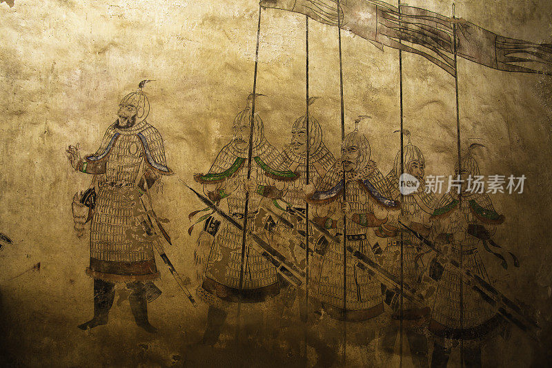 Tang Dynasty fresco